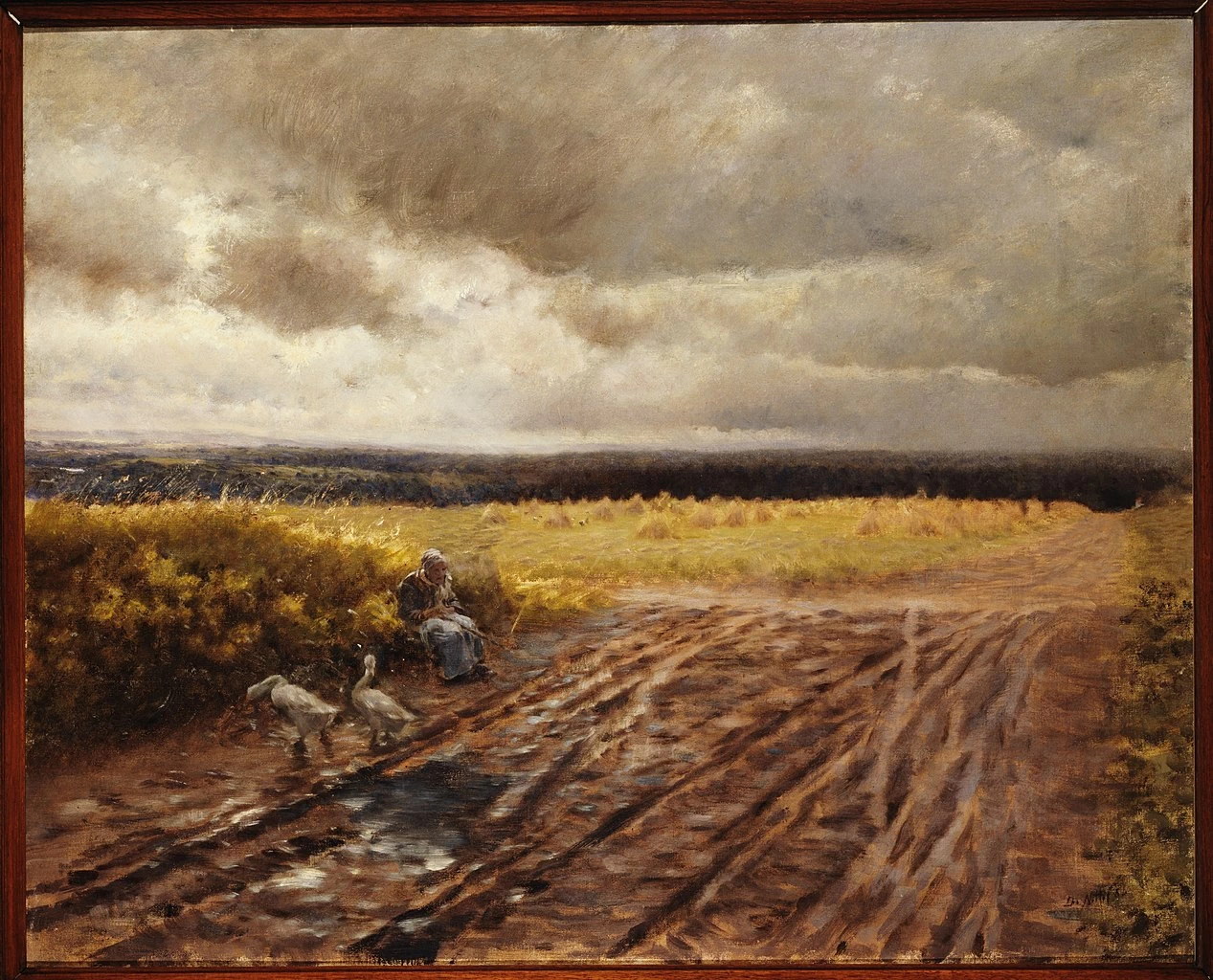 Giuseppe De Nittis - Il guardiano delle oche, Museo delle belle arti della città di Parigi